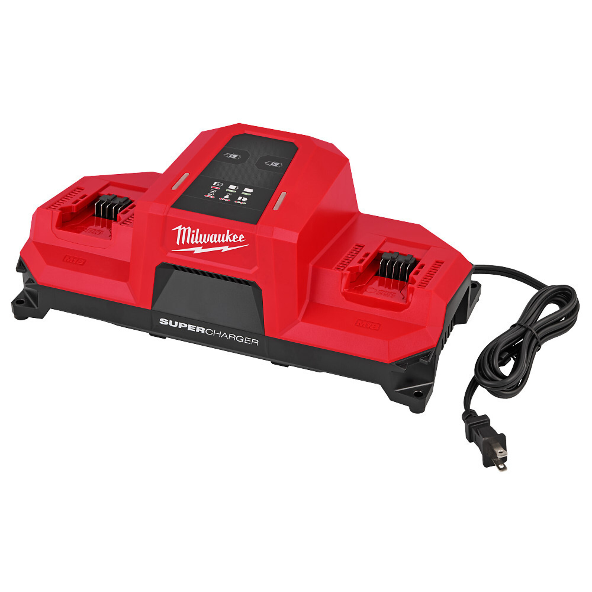 Milwaukee M18™ Dual Bay Simultaneous Super Charger w/ 4 Point Mounting, Model# 48-59-1816